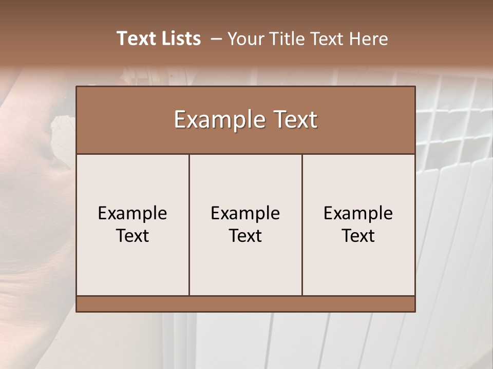 Heat Energy Room PowerPoint Template