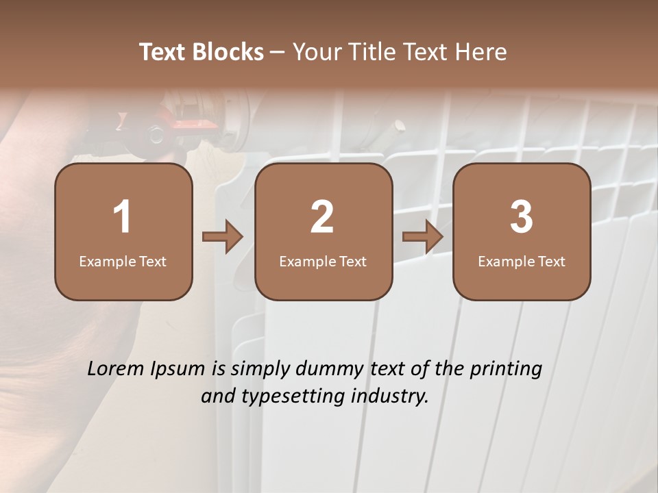 Heat Energy Room PowerPoint Template
