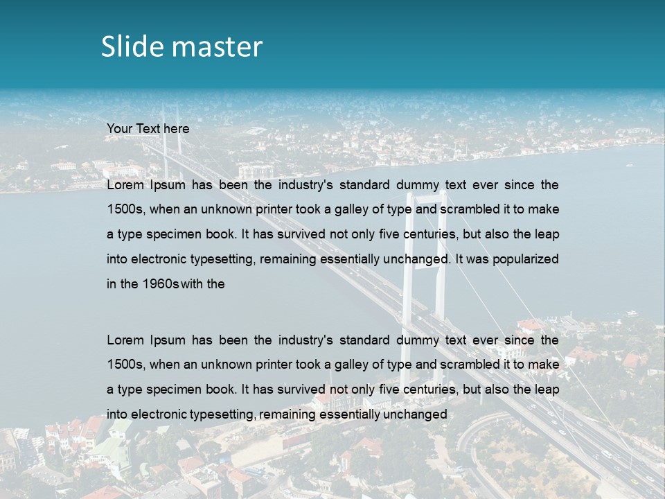 Blue Shine Enormous PowerPoint Template