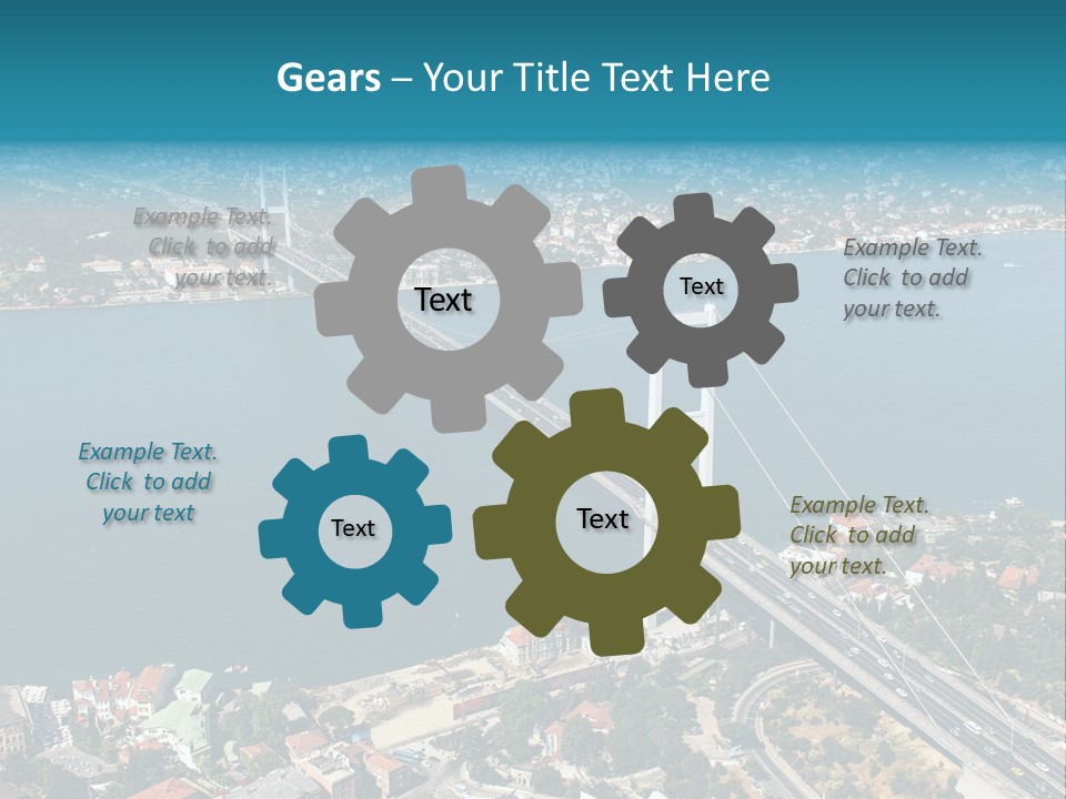 Blue Shine Enormous PowerPoint Template