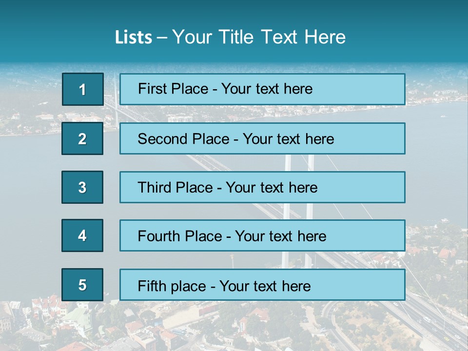 Blue Shine Enormous PowerPoint Template