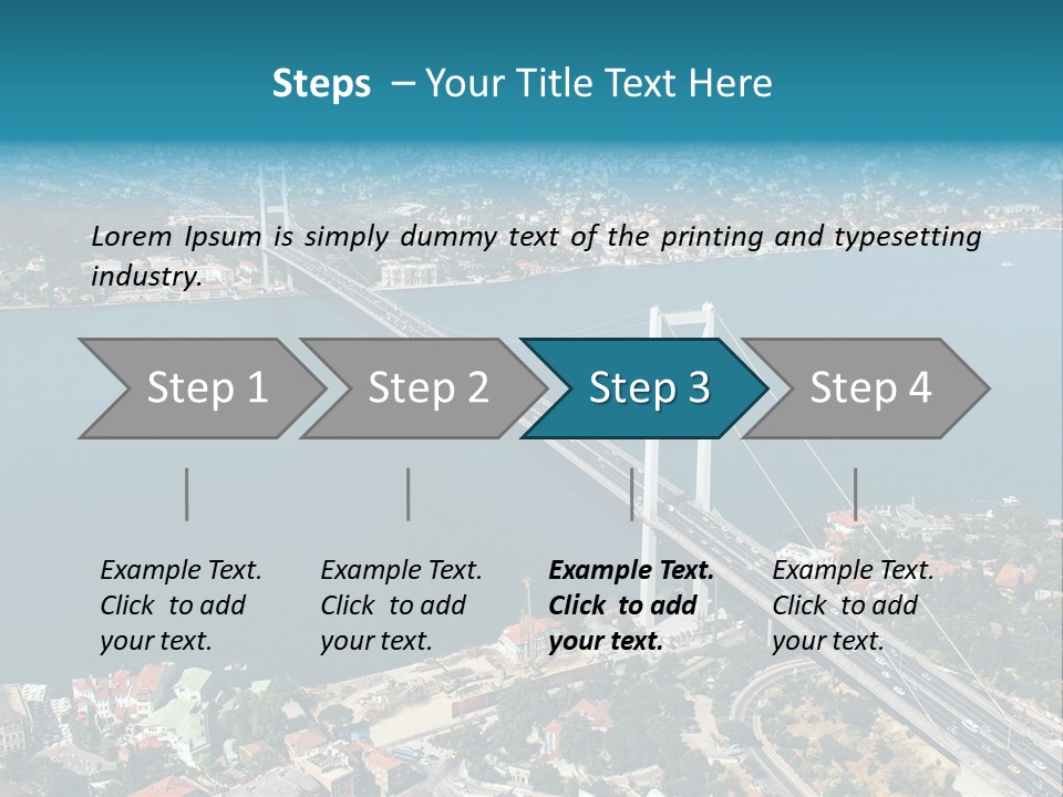 Blue Shine Enormous PowerPoint Template