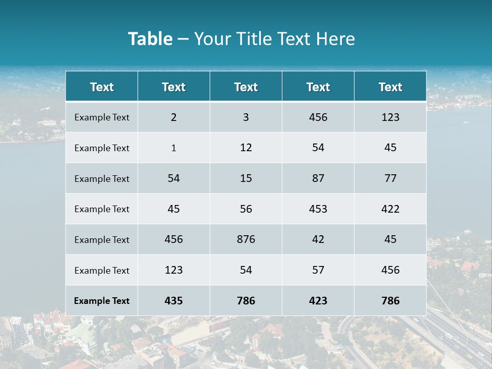 Blue Shine Enormous PowerPoint Template