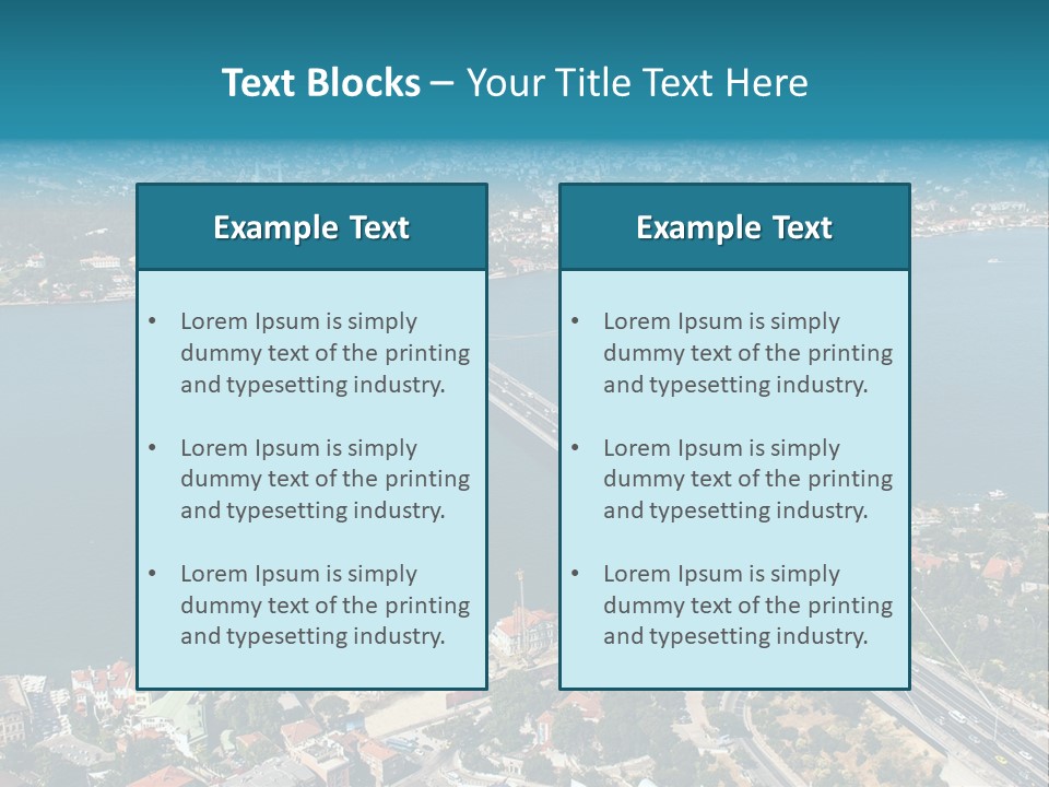 Blue Shine Enormous PowerPoint Template