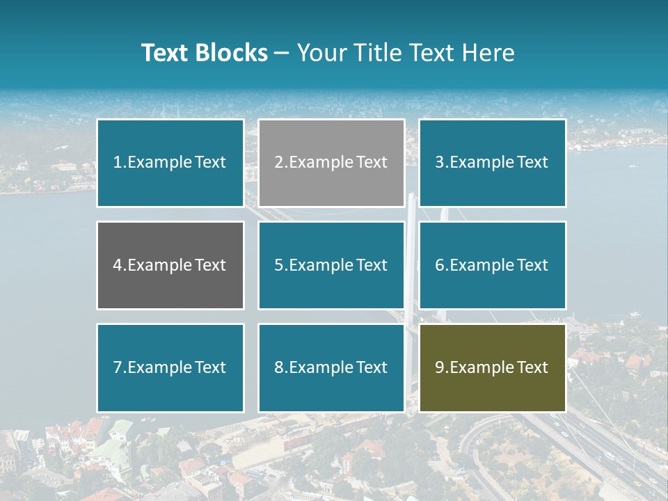 Blue Shine Enormous PowerPoint Template