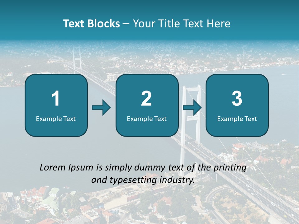 Blue Shine Enormous PowerPoint Template