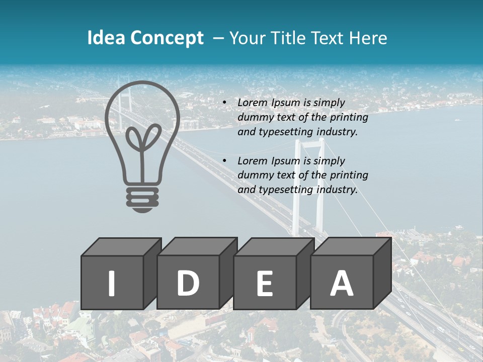 Blue Shine Enormous PowerPoint Template