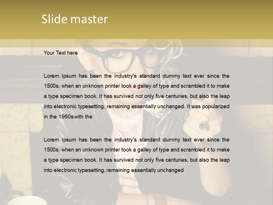 Coffee Hipster Style PowerPoint Template