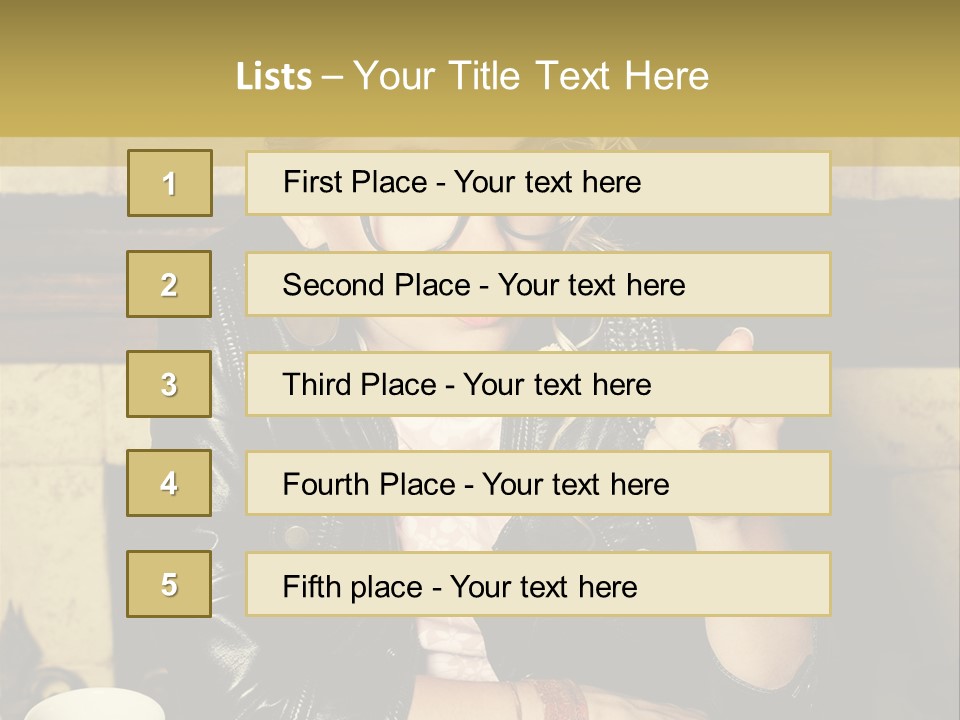 Coffee Hipster Style PowerPoint Template