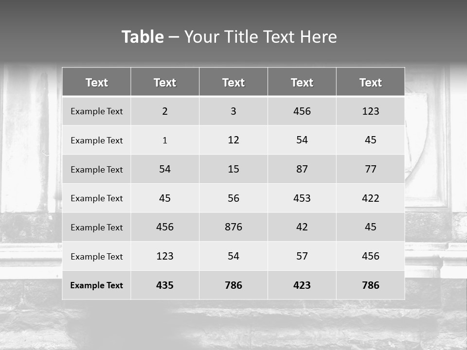 Stroll Church Blur PowerPoint Template