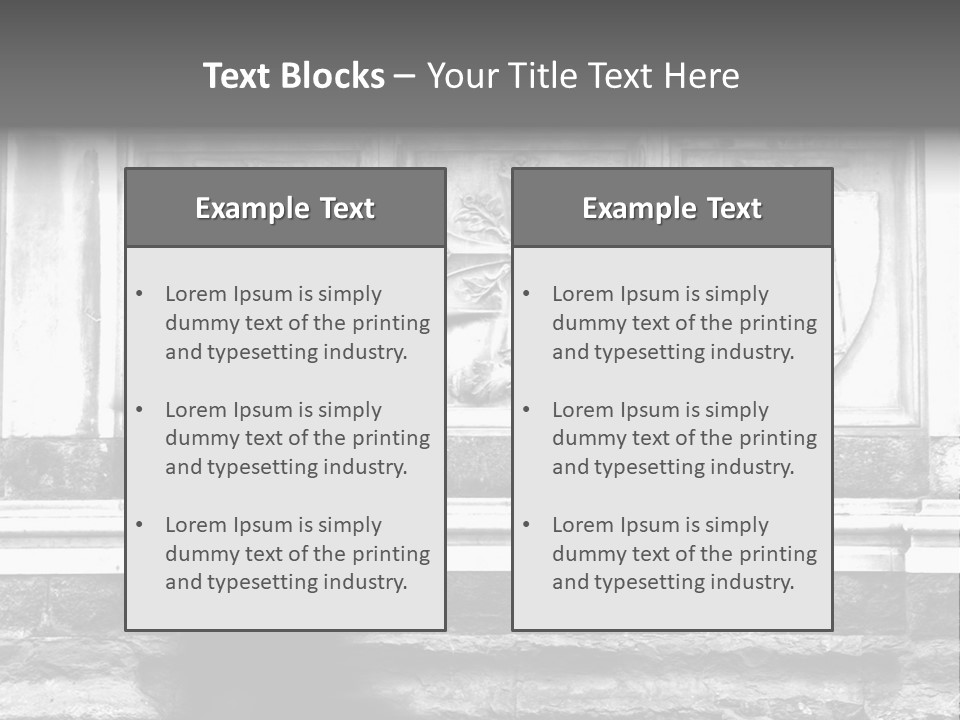 Stroll Church Blur PowerPoint Template