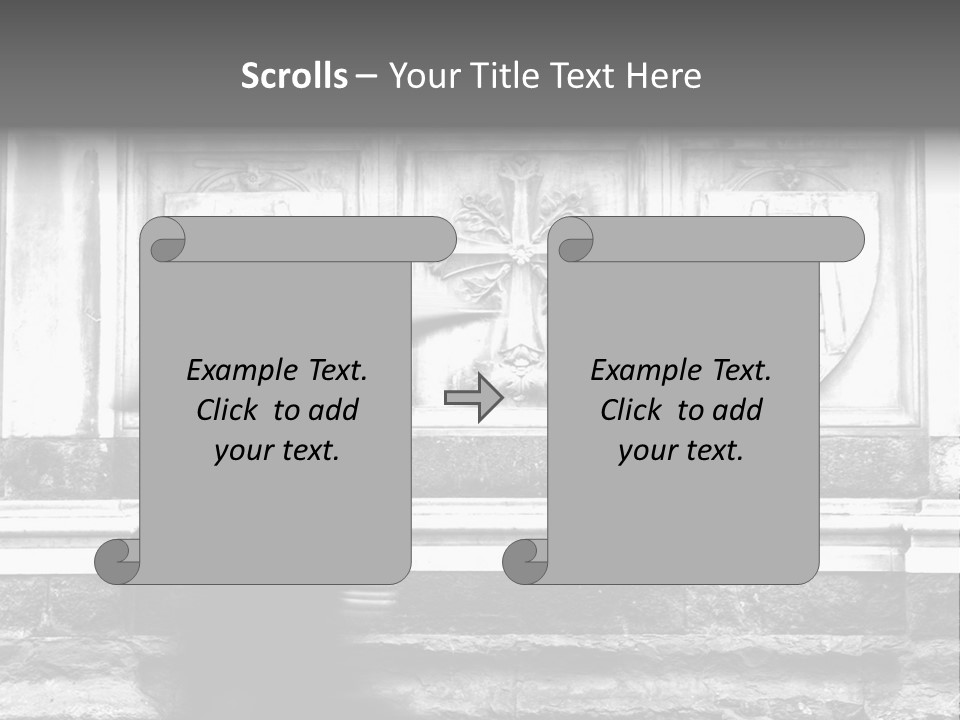Stroll Church Blur PowerPoint Template