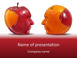 Human Head Meeting Connected PowerPoint Template