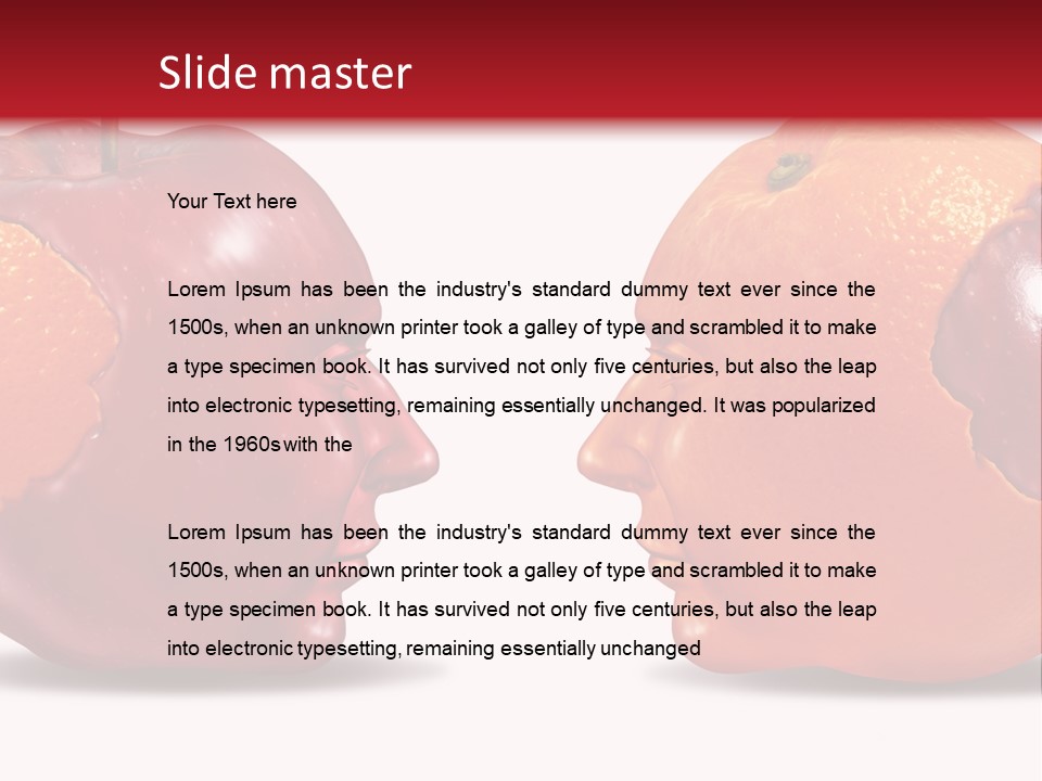 Human Head Meeting Connected PowerPoint Template