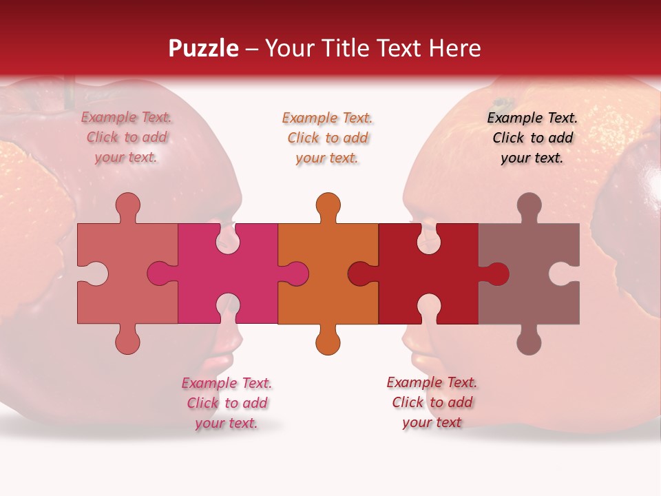 Human Head Meeting Connected PowerPoint Template