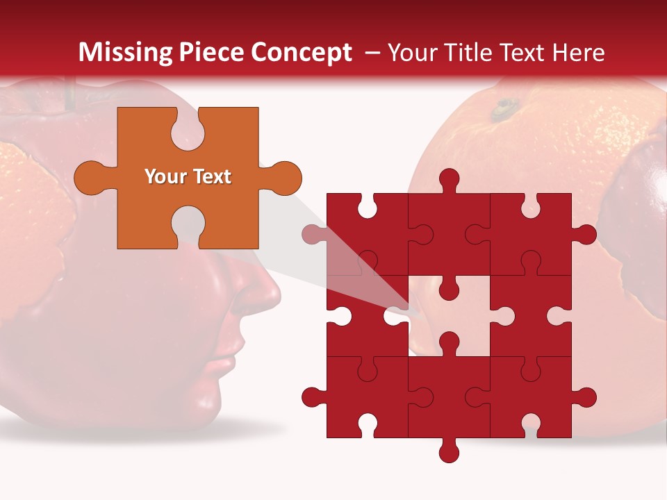 Human Head Meeting Connected PowerPoint Template