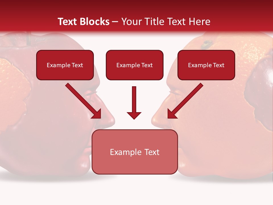 Human Head Meeting Connected PowerPoint Template