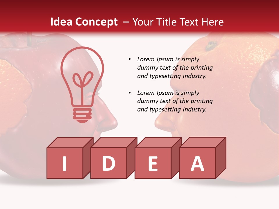 Human Head Meeting Connected PowerPoint Template