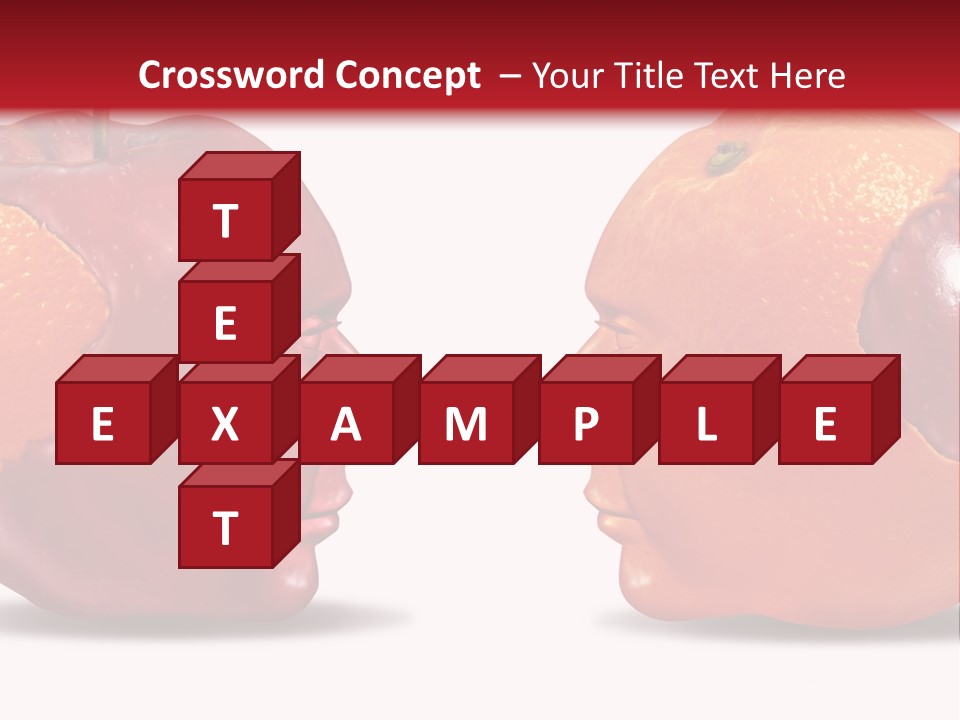 Human Head Meeting Connected PowerPoint Template