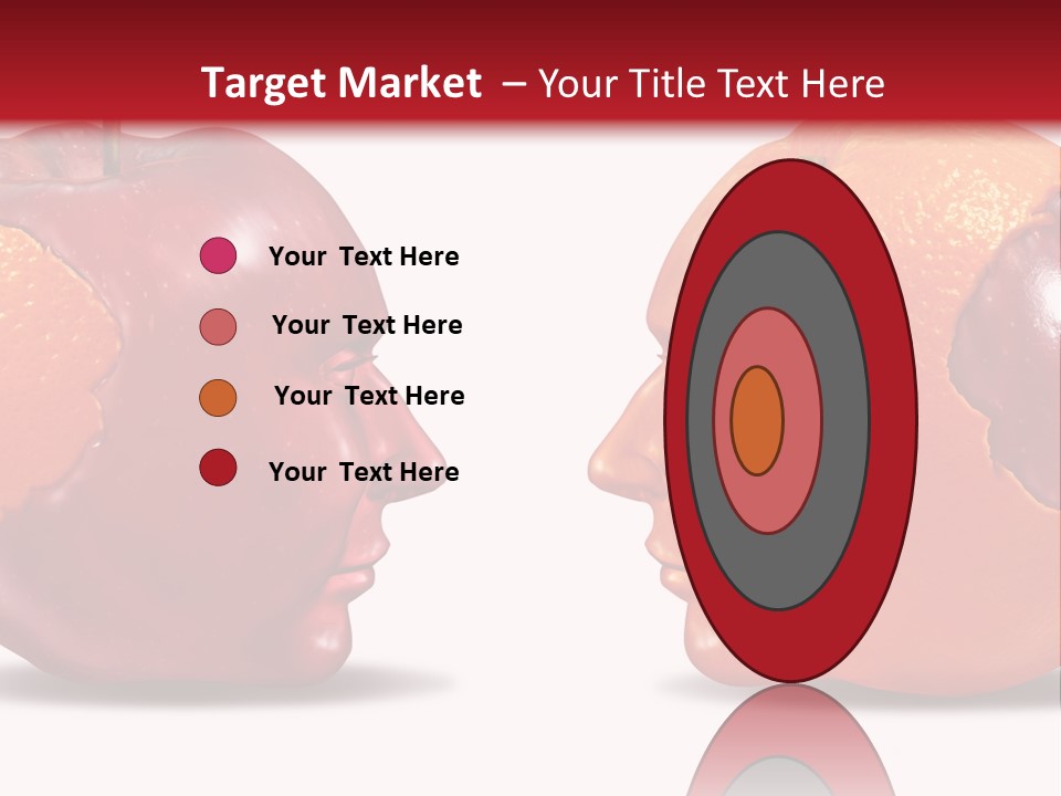 Human Head Meeting Connected PowerPoint Template