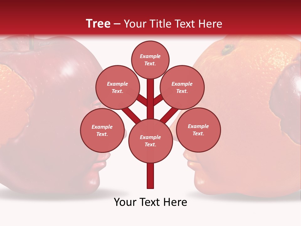 Human Head Meeting Connected PowerPoint Template