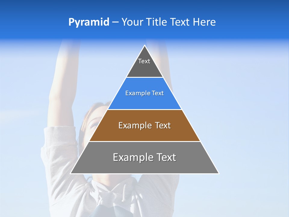 Well Being Training Blue PowerPoint Template