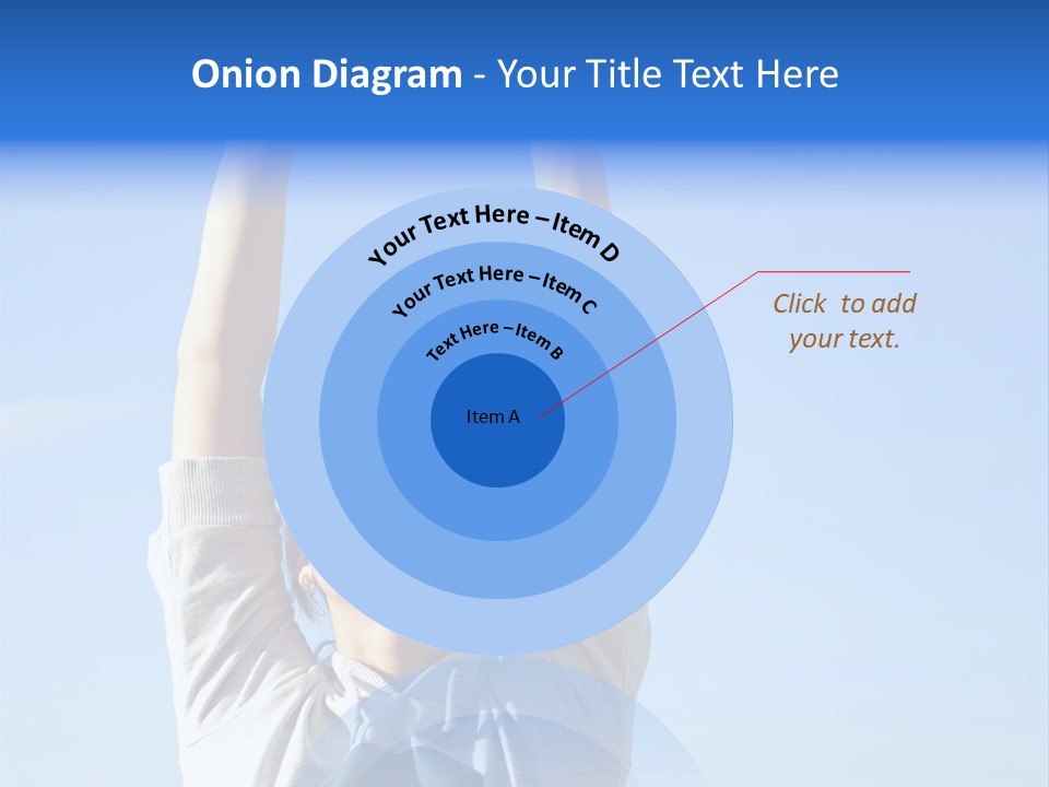 Well Being Training Blue PowerPoint Template