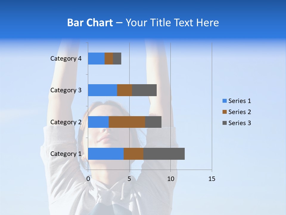 Well Being Training Blue PowerPoint Template