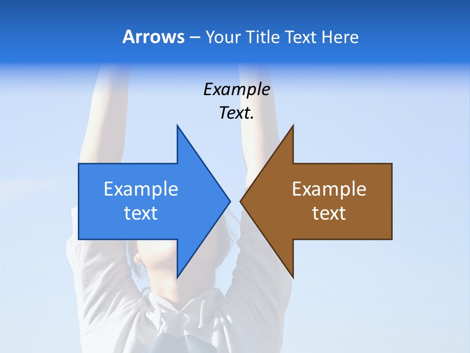Well Being Training Blue PowerPoint Template