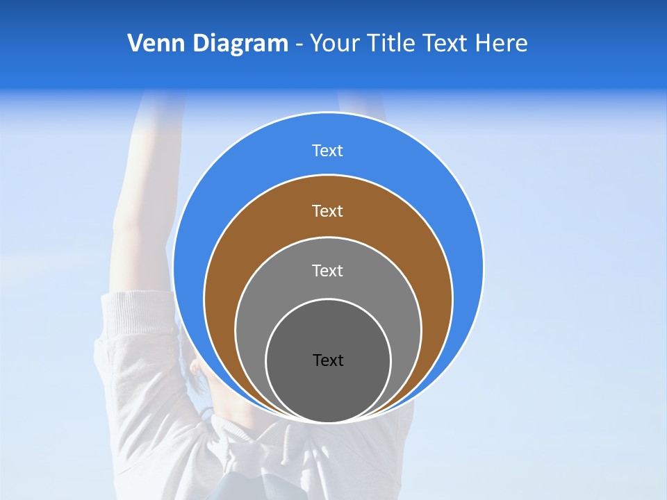 Well Being Training Blue PowerPoint Template