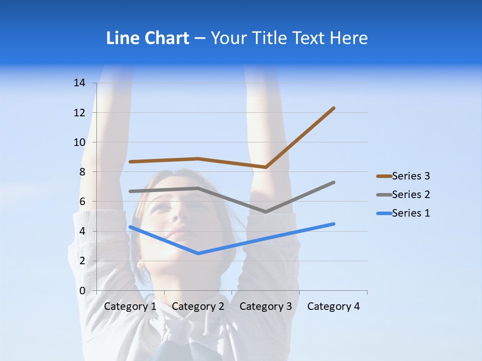 Well Being Training Blue PowerPoint Template