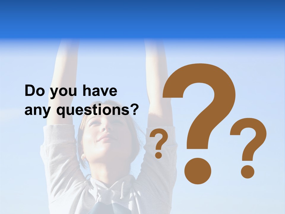 Well Being Training Blue PowerPoint Template