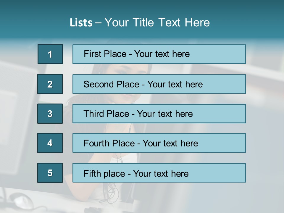 Desktop College Monitor PowerPoint Template