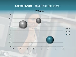 Desktop College Monitor PowerPoint Template