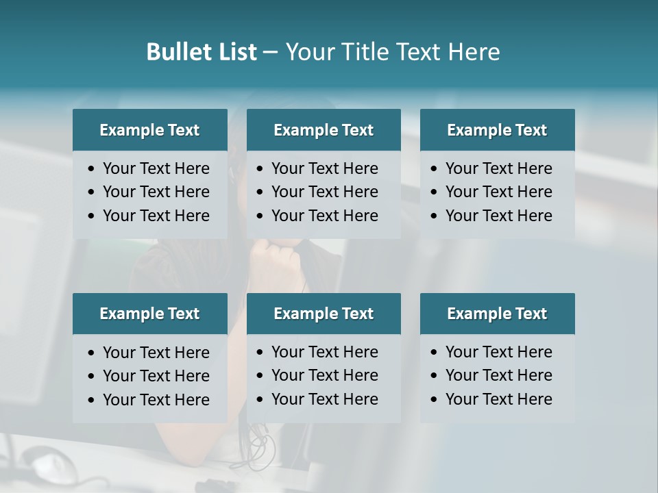 Desktop College Monitor PowerPoint Template