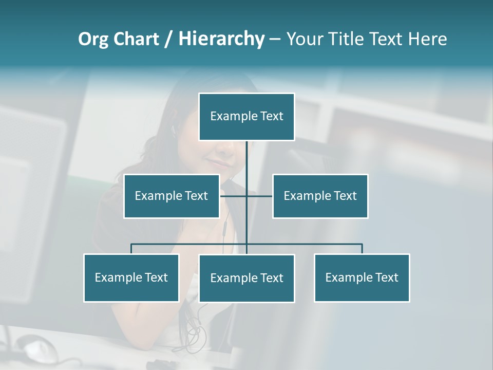 Desktop College Monitor PowerPoint Template