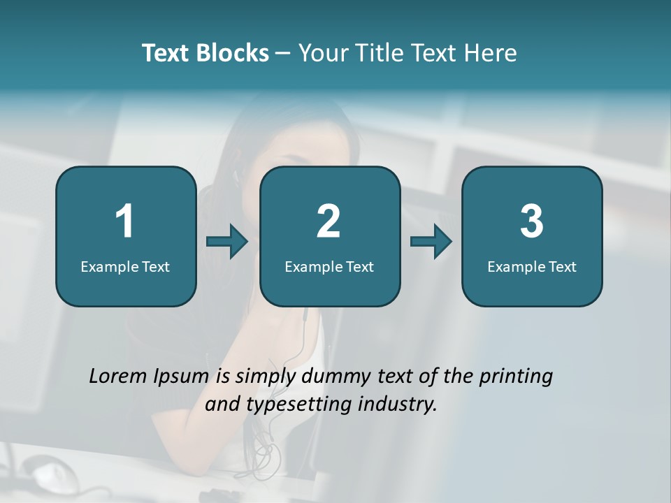 Desktop College Monitor PowerPoint Template