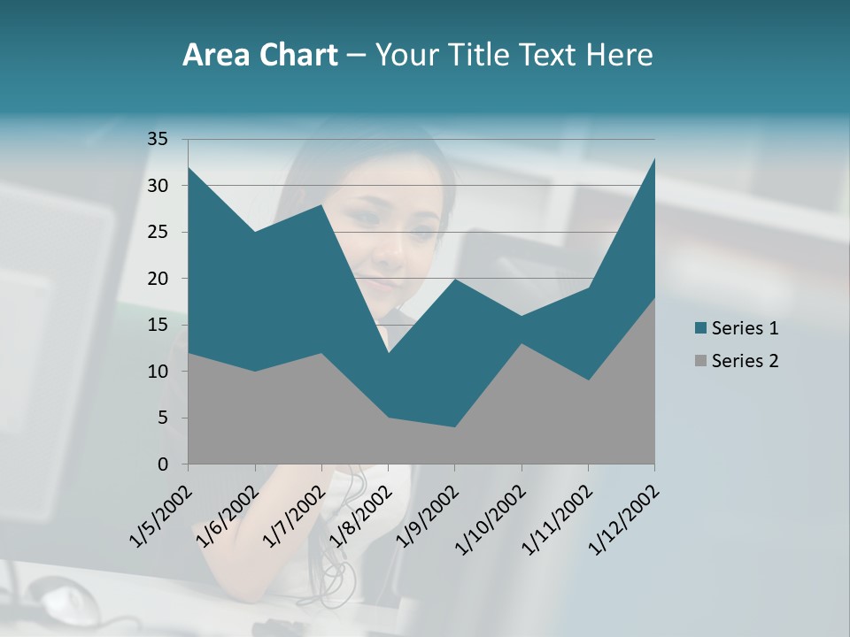 Desktop College Monitor PowerPoint Template