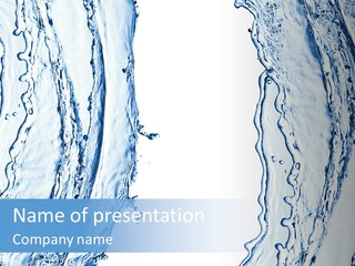 Fluid Nature Wash PowerPoint Template