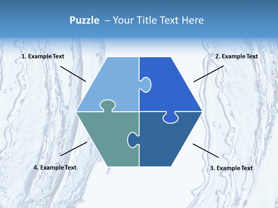 Fluid Nature Wash PowerPoint Template