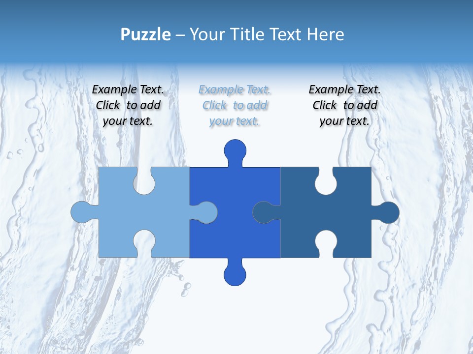 Fluid Nature Wash PowerPoint Template