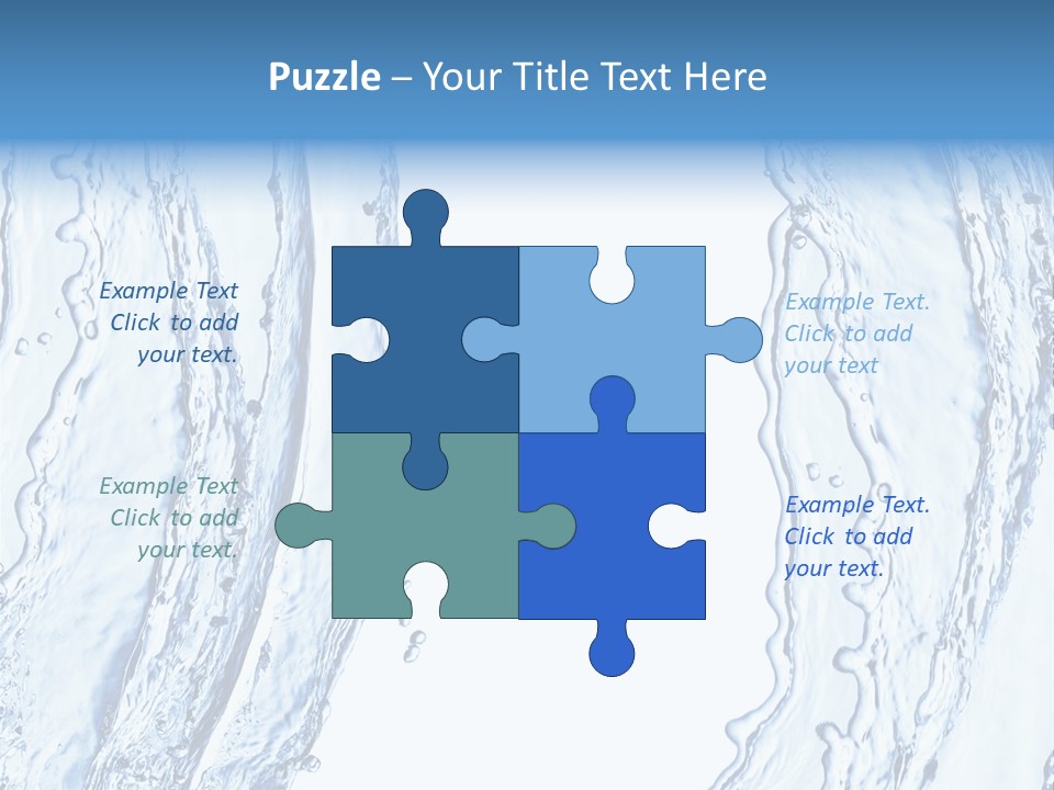 Fluid Nature Wash PowerPoint Template