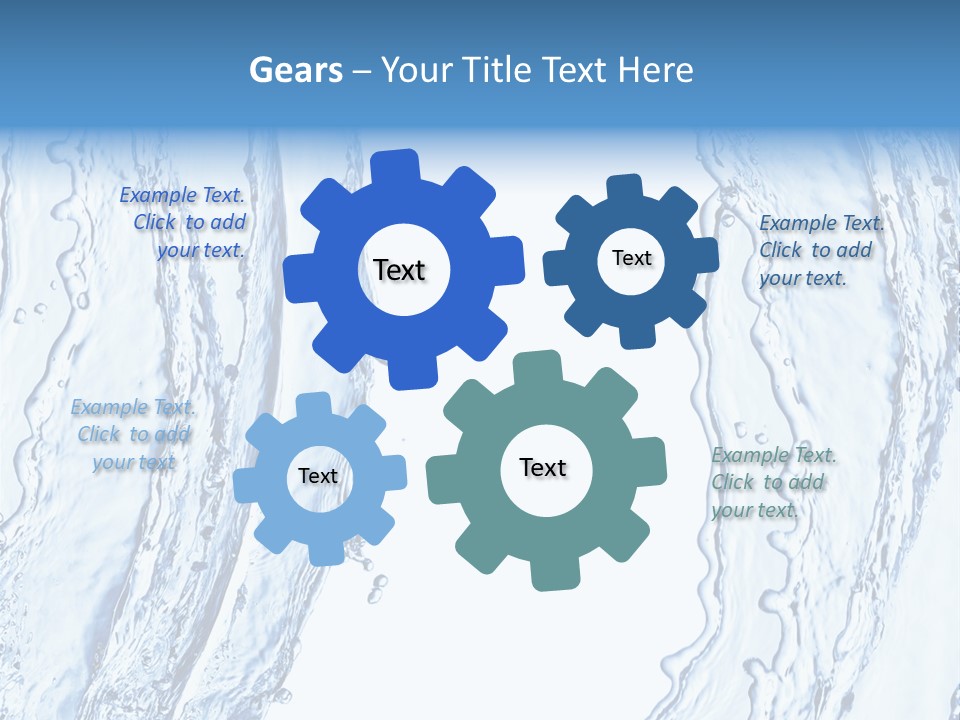 Fluid Nature Wash PowerPoint Template