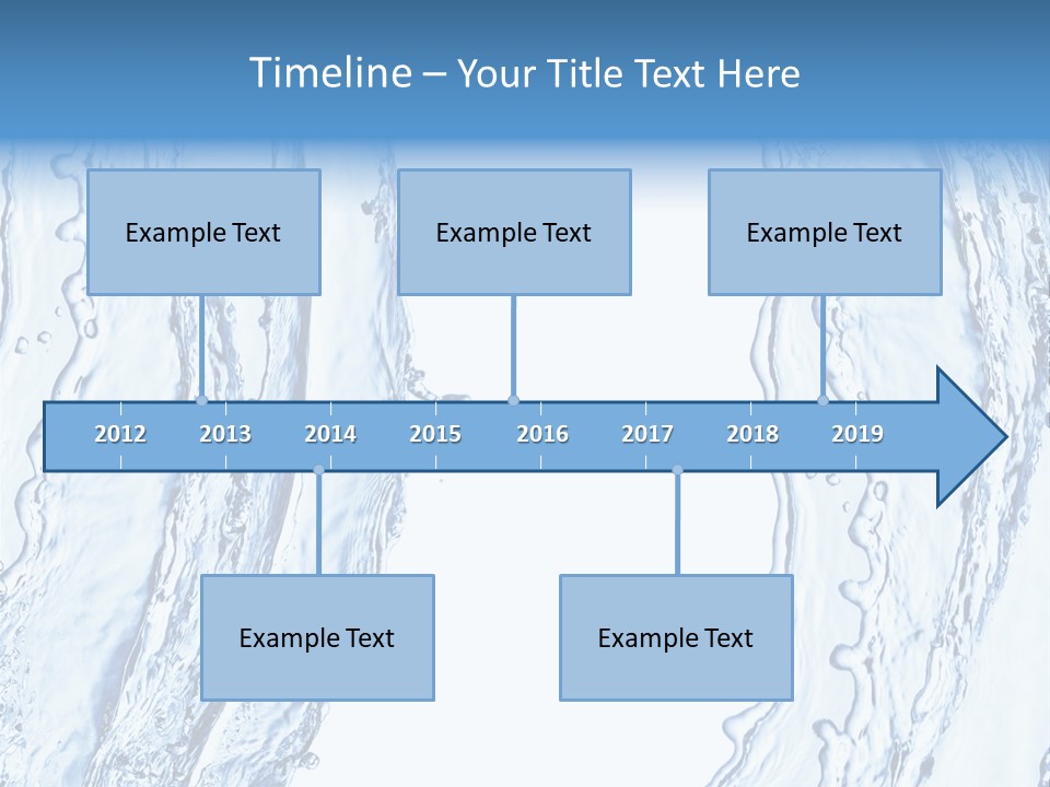 Fluid Nature Wash PowerPoint Template
