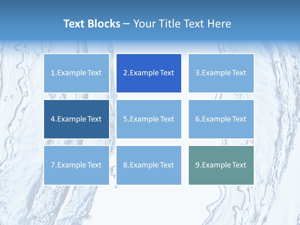 Fluid Nature Wash PowerPoint Template