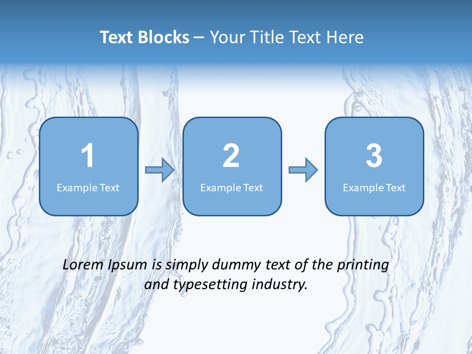 Fluid Nature Wash PowerPoint Template