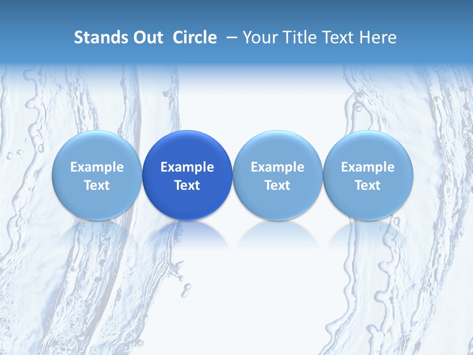 Fluid Nature Wash PowerPoint Template