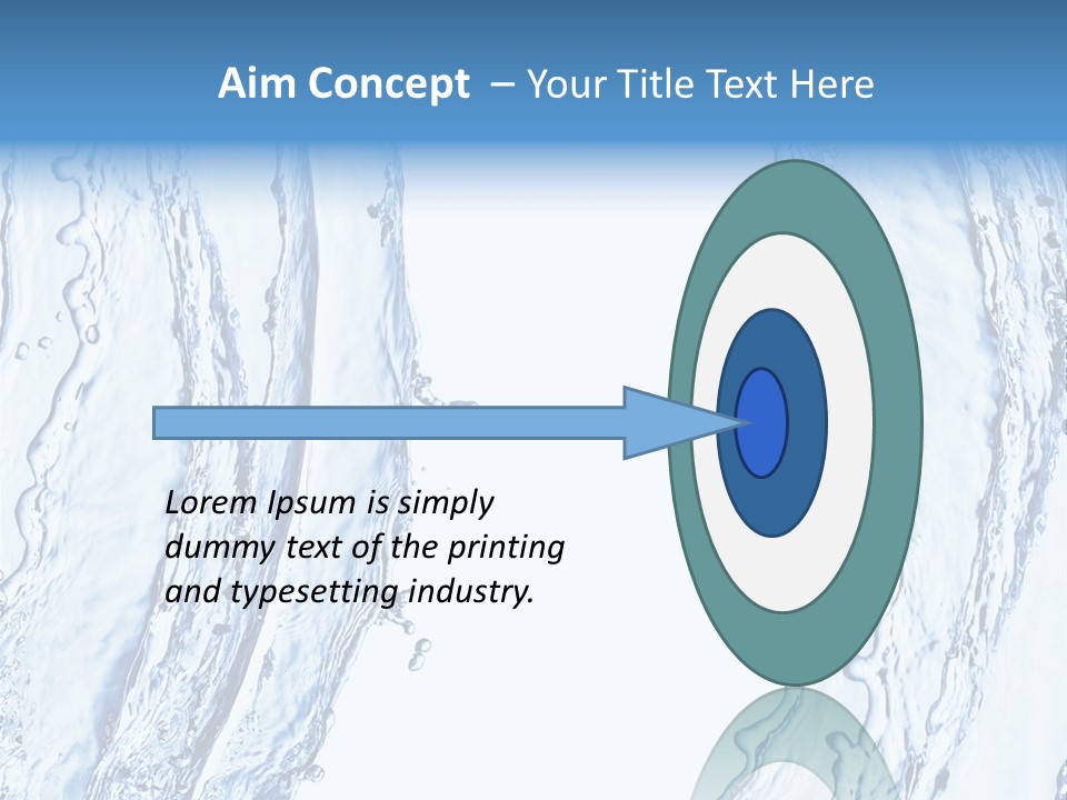 Fluid Nature Wash PowerPoint Template