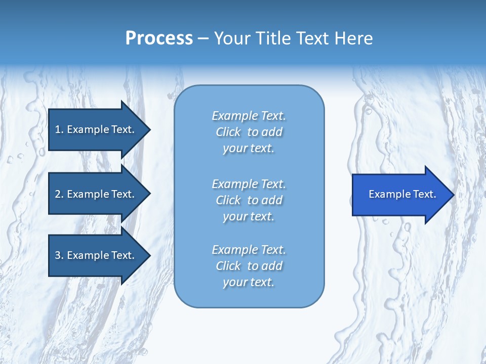 Fluid Nature Wash PowerPoint Template