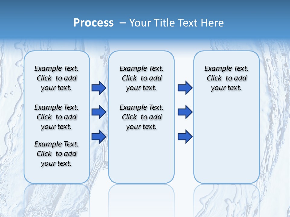 Fluid Nature Wash PowerPoint Template